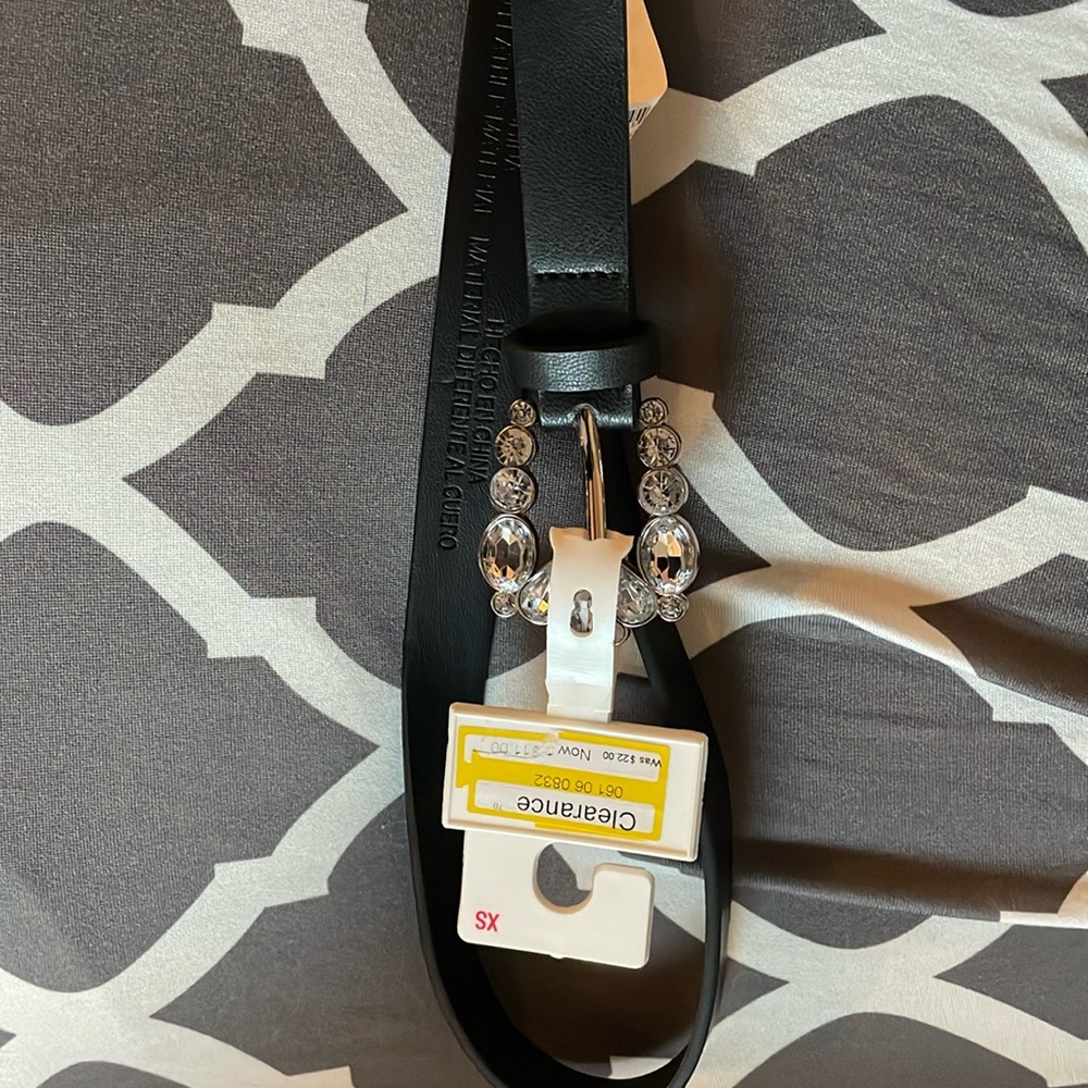 Black Ryne stone belt